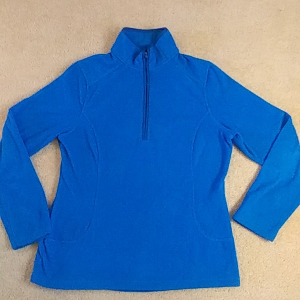 Classic Lands End quarter zip fleece, VGUC
